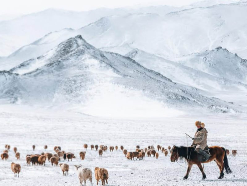 Цасан бүрхүүлийн хэмжээг өмнөх 10 хоногтой харьцуулахад 14 хувиар буурсан байна